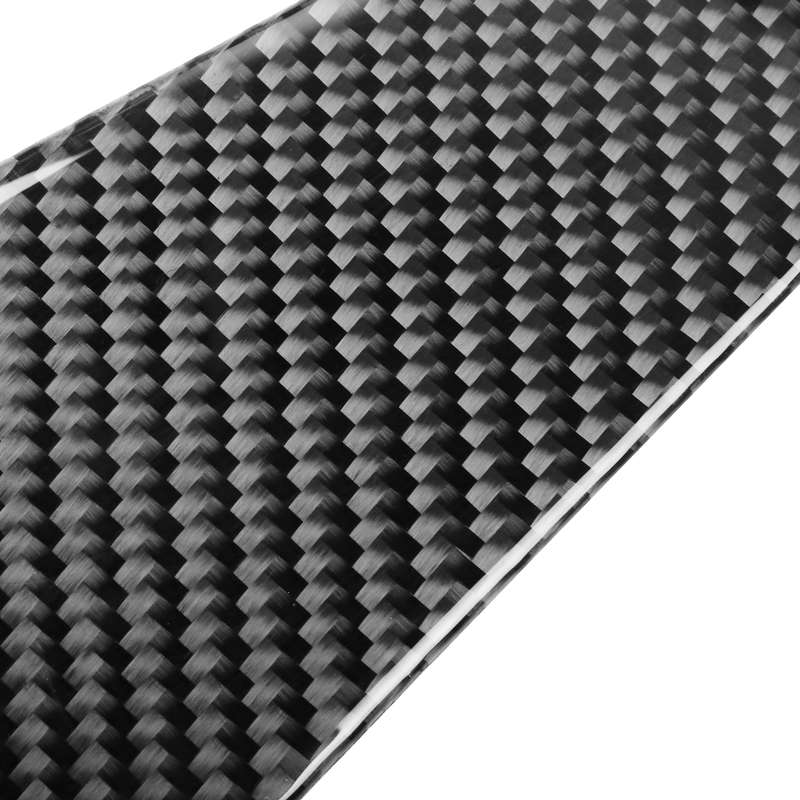 Carbon Fiber Car Central Control Gear Side Decorative Sticker for Dodge Challenger 2015 to Now, Left