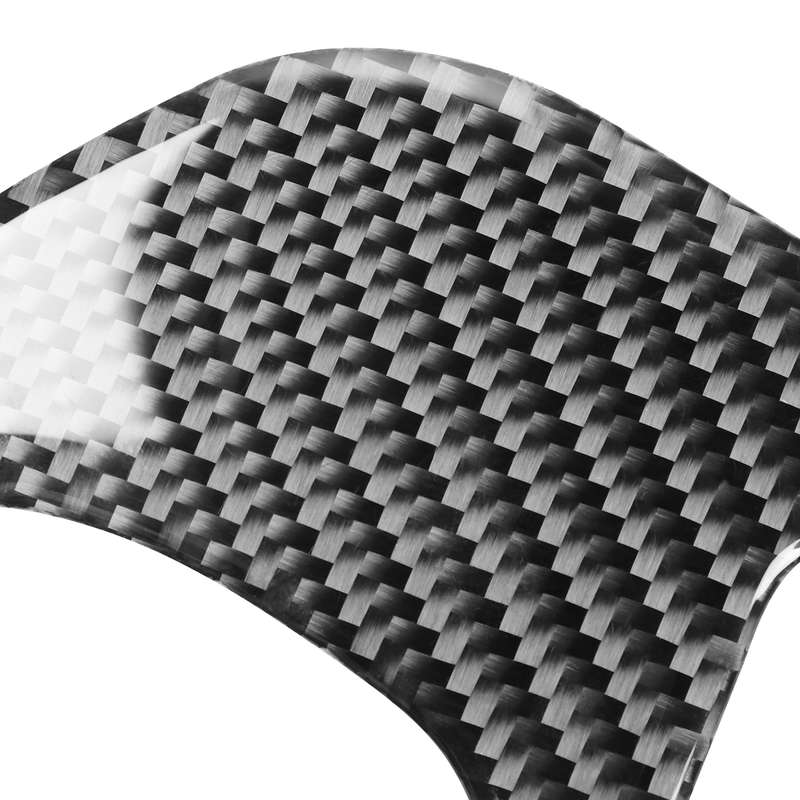 4 PCS / Set Carbon Fiber Car Central Control Gear Decorative Sticker for Dodge Challenger 2015 to No
