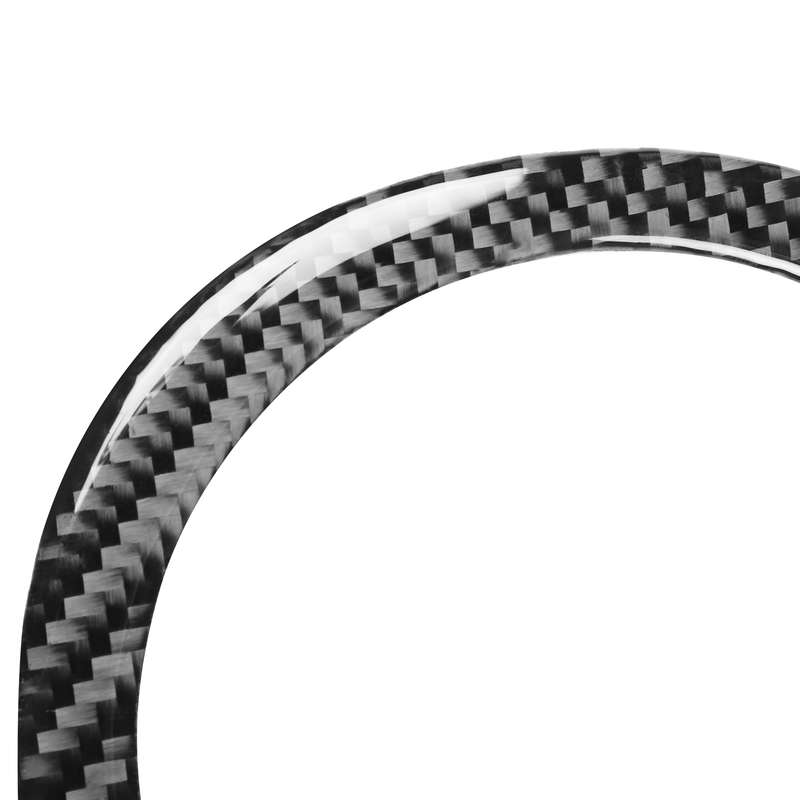 Carbon Fiber Car Rear Handrail Cup Holder Decorative Sticker for Dodge Challenger 2015 to Now, Left