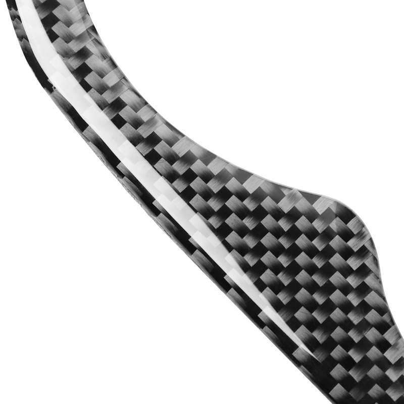 Carbon Fiber Car Rear Handrail Cup Holder Decorative Sticker for Dodge Challenger 2015 to Now, Left