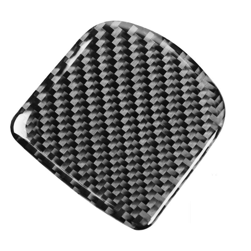 4 PCS / Set Carbon Fiber Car Seat Back Decorative Sticker for Dodge Challenger 2015 to Now, Left Dri