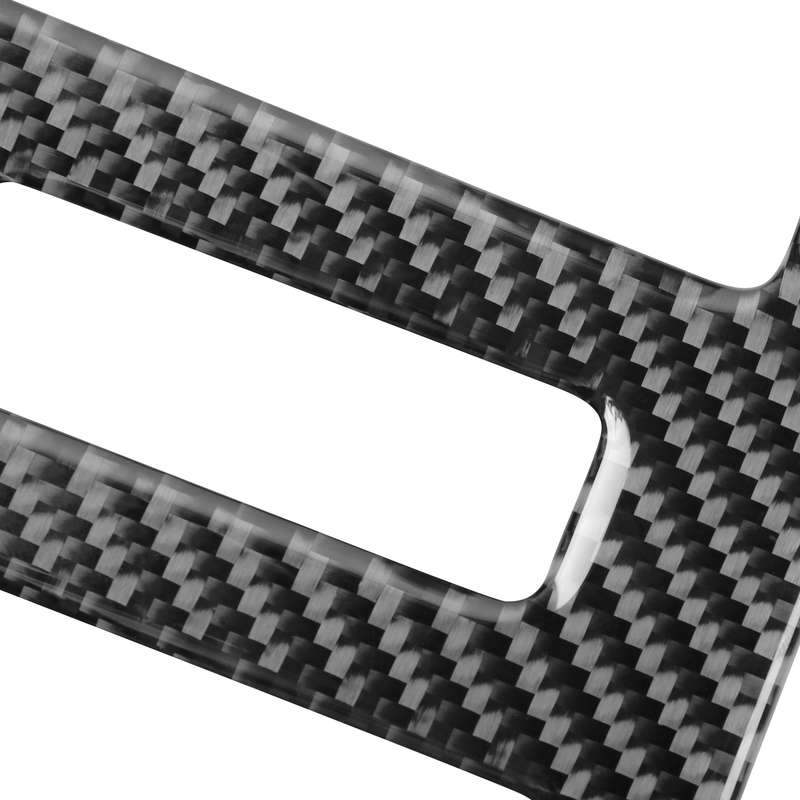 2 PCS / Set Carbon Fiber Car Reading Light Panel Decorative Sticker for Dodge Challenger 2015 to Now