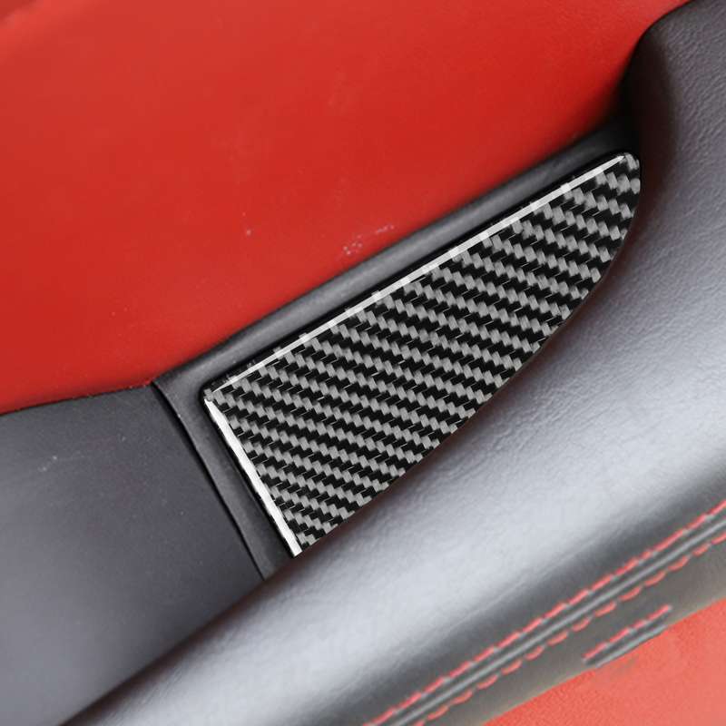 11 PCS / Set Carbon Fiber Car Door Slot Pad Decorative Sticker for Dodge Challenger 2015 to Now, Lef