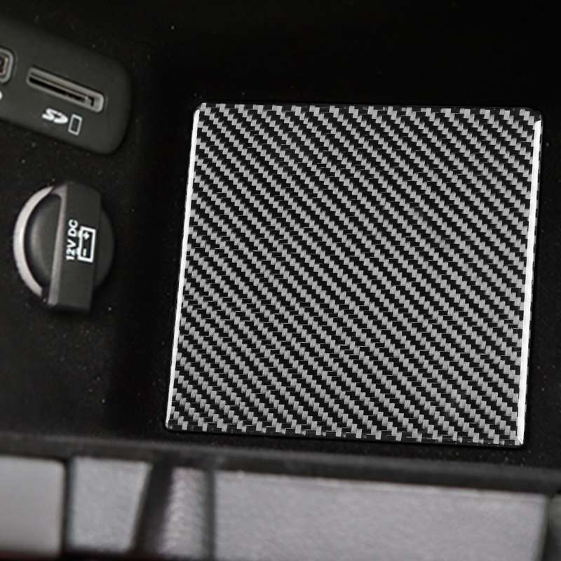 11 PCS / Set Carbon Fiber Car Door Slot Pad Decorative Sticker for Dodge Challenger 2015 to Now, Lef