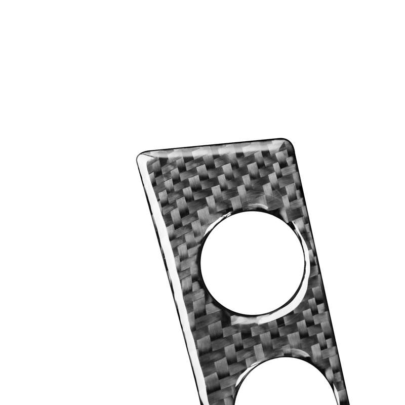 2 PCS / Set Carbon Fiber Car Central Control Panel B Version Decorative Sticker for Lexus GS 2006-20
