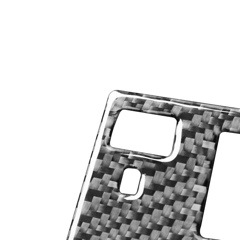 Carbon Fiber Car Gear Panel Outside Frame A Version Decorative Sticker for Lexus GS 2006-2011,Left D