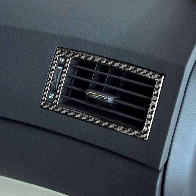 2 PCS / Set Carbon Fiber Car Left and Right Air Outlets Decorative Sticker for Lexus GS 2006-2011,Le