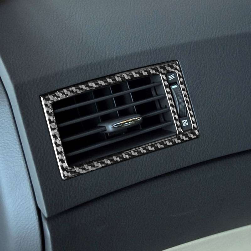 2 PCS / Set Carbon Fiber Car Left and Right Air Outlets Decorative Sticker for Lexus GS 2006-2011,Ri