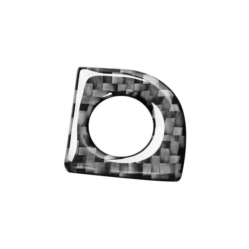 2 PCS / Set Carbon Fiber Car Storage Box Switch Decorative Sticker for Lexus GS 2006-2011,Left Drive
