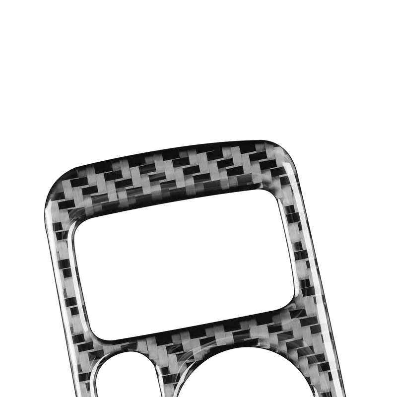 Carbon Fiber Car Rearview Mirror Adjustment Switch Frame Decorative Sticker for Honda CRV 2007-2011,