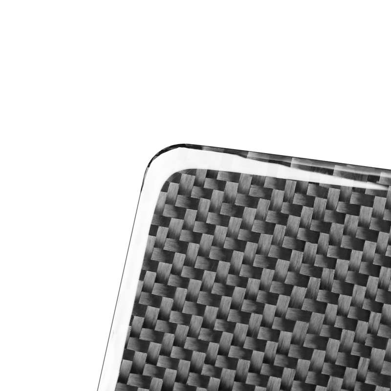 4 PCS / Set Carbon Fiber Car Inner Armrest Gasket Decorative Sticker for Honda CRV 2007-2011,Left an