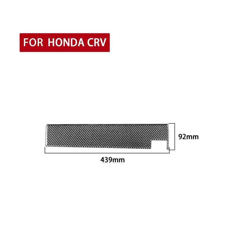 Carbon Fiber Car Co-pilot Glove Box Panel Decorative Sticker for Honda CRV 2007-2011,Right Drive