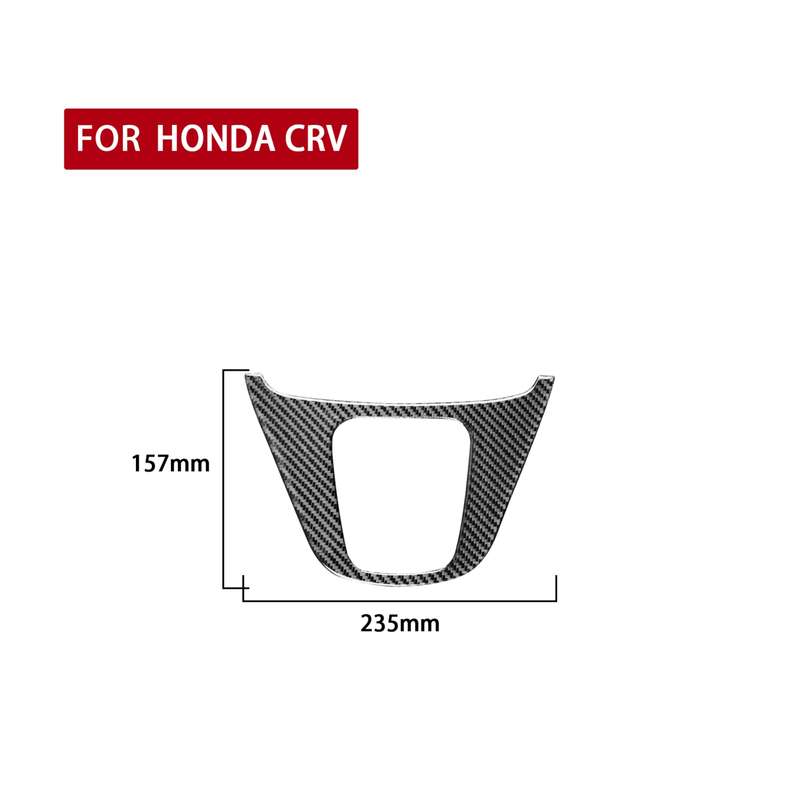 Carbon Fiber Car Gear Panel Frame Decorative Sticker for Honda CRV 2007-2011,Left and Right Drive Un