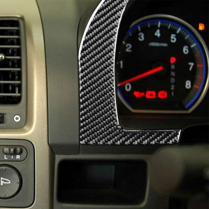 Carbon Fiber Car Dashboard Frame Decorative Sticker for Honda CRV 2007-2011,Left and Right Drive Uni