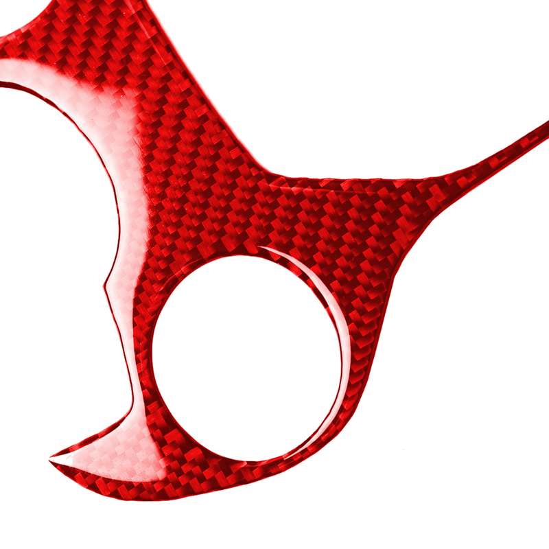 Carbon Fiber Car Gear Panel Decorative Sticker for Alfa Romeo Giulia 2017-2019,Left and Right Drive