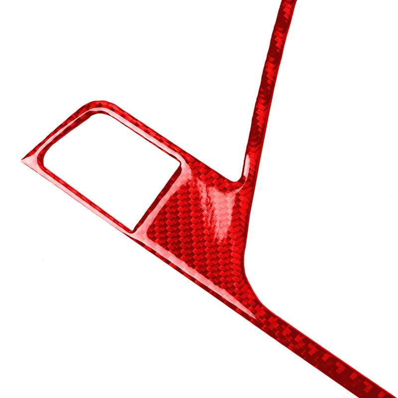 2 PCS / Set Carbon Fiber Car Armrest Box Frame Decorative Sticker for Alfa Romeo Giulia 2017-2019,Le