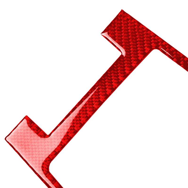2 PCS / Set Carbon Fiber Car Armrest Box Frame Decorative Sticker for Alfa Romeo Giulia 2017-2019,Ri