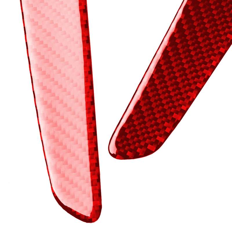 2 PCS / Set Carbon Fiber Car Welcome Pedal Decorative Sticker for Alfa Romeo Giulia 2017-2019,Left a