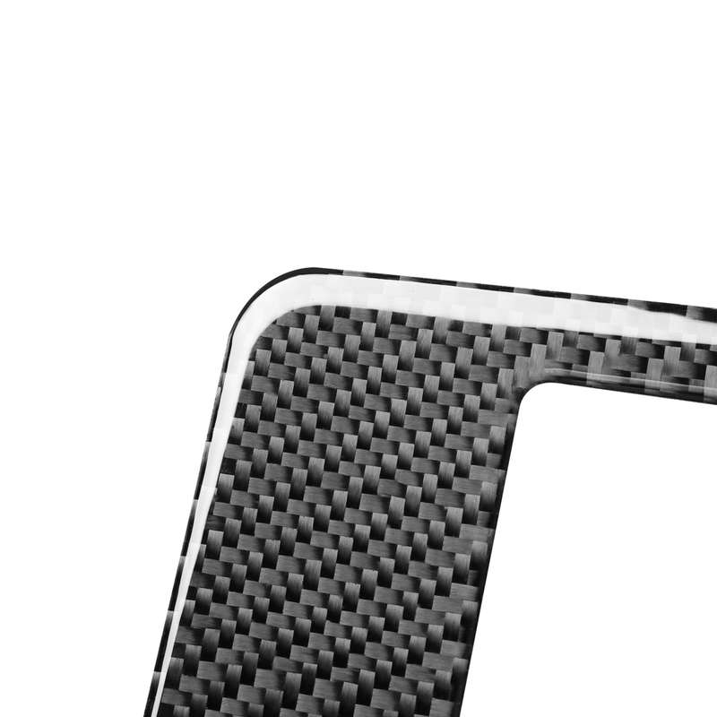 Carbon Fiber Car Navigation Frame Decorative Sticker for Audi Q3 2013-2018,Left and Right Drive Univ