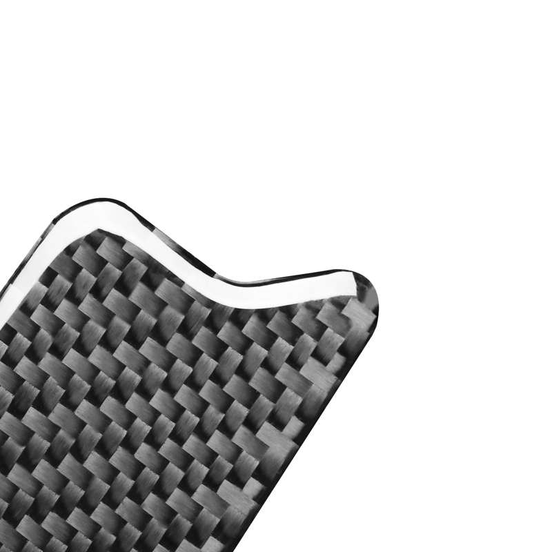 4 PCS / Set Carbon Fiber Car Inner Door Bowl Decorative Sticker for Audi Q3 2013-2018,Left and Right