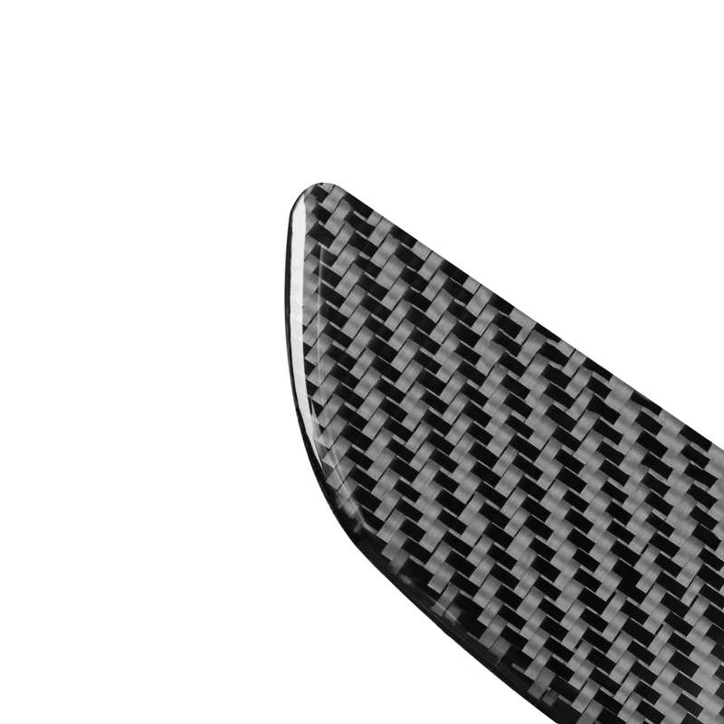 Carbon Fiber Car Co-pilot Trim with Hole Decorative Sticker for Audi Q3 2013-2018,Left Drive