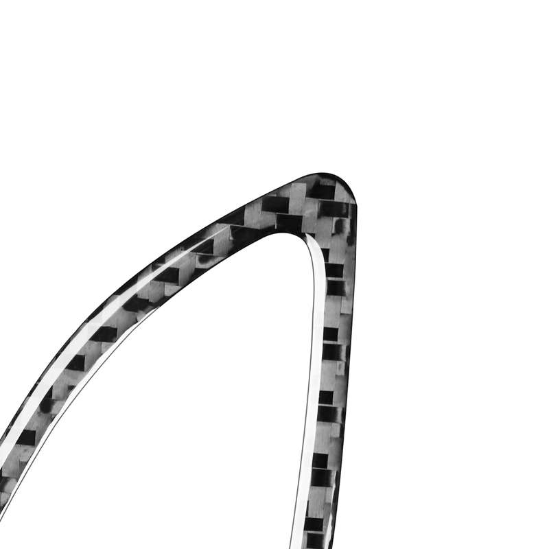 2 PCS / Set Carbon Fiber Car Instrument Air Outlet Decorative Sticker for Audi Q3 2013-2018,Left and
