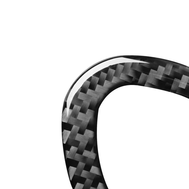 2 PCS / Set Carbon Fiber Car Inner Door Handle Decorative Sticker for Volkswagen Scirocco 2009-2016,