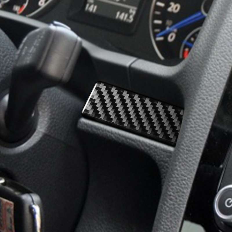 3 PCS / Set Carbon Fiber Car Dashboard Strip Decorative Sticker for Volkswagen Scirocco 2009-2016,Le