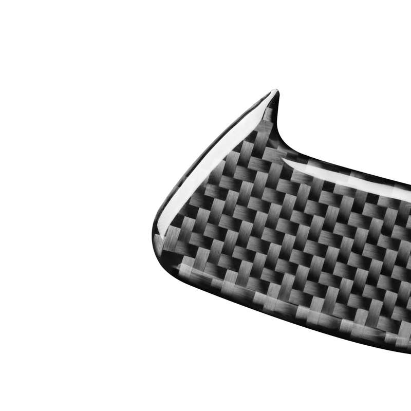 2 PCS / Set Carbon Fiber Car Door Lock Frame Decorative Sticker for Volkswagen Scirocco 2009-2016,Le