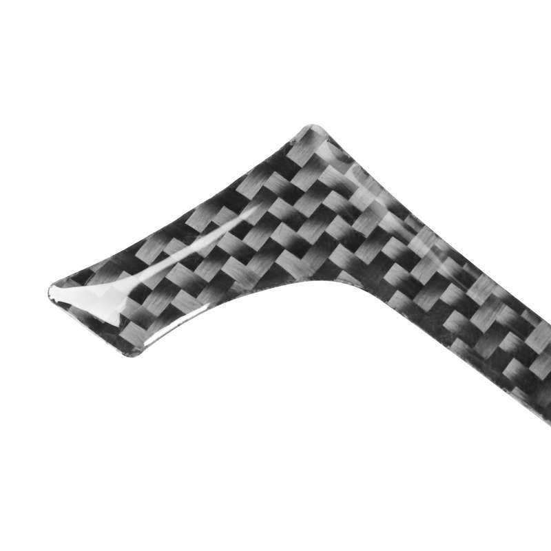 5 PCS / Set Carbon Fiber Car Steering Wheel Decorative Sticker for Dodge Challenger 2015 to Now, Lef