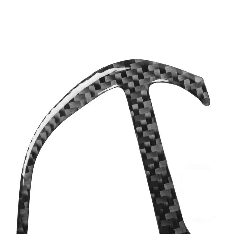 5 PCS / Set Carbon Fiber Car Steering Wheel Decorative Sticker for Dodge Challenger 2015 to Now, Lef