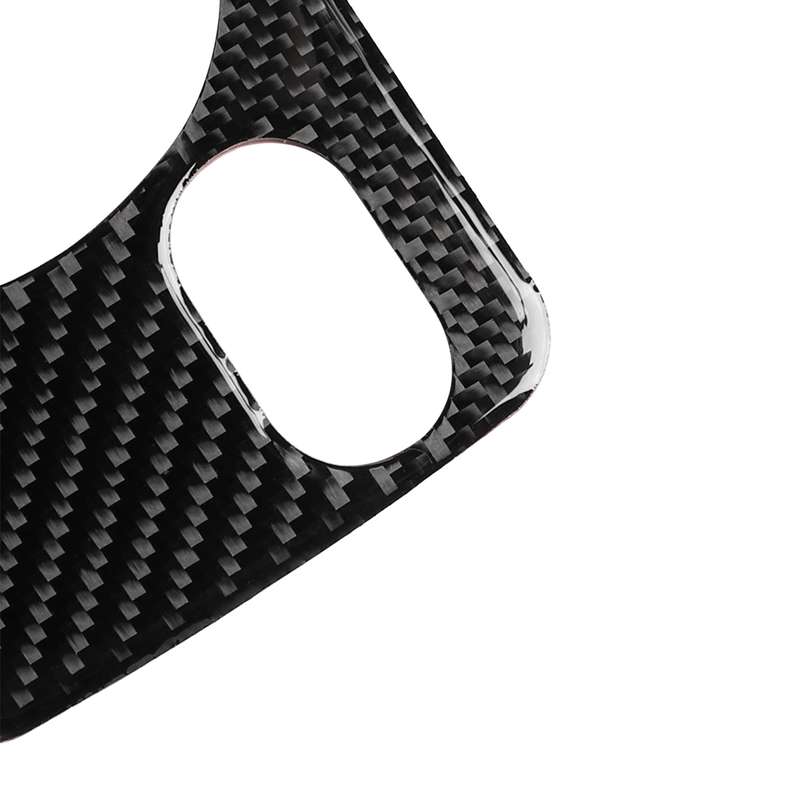 Carbon Fiber Car Headlight Switch Panel Decorative Sticker for Volkswagen Golf 6 2008-2012, Left Dri