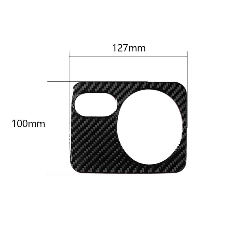Carbon Fiber Car Headlight Switch Panel Decorative Sticker for Volkswagen Golf 6 2008-2012, Right Dr
