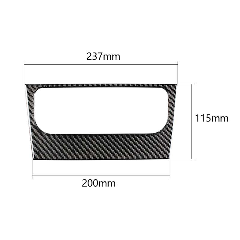 Carbon Fiber Car Air Conditioning Panel Decorative Sticker for Volkswagen Golf 6 2008-2012