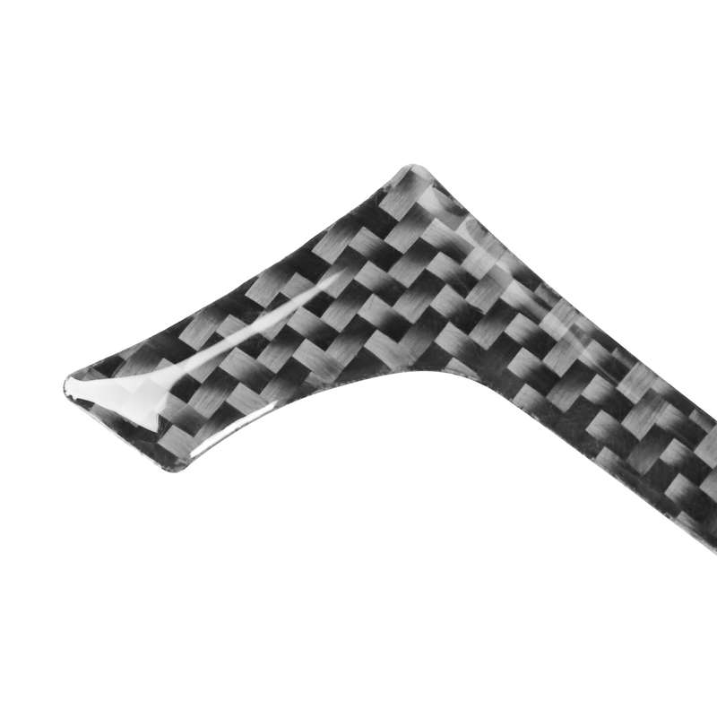 3 PCS / Set Carbon Fiber Car Steering Wheel Button Frame Decorative Sticker for Dodge Challenger 201