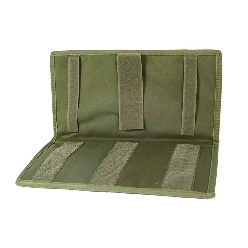 Car Sun Visor Storage Bag Glasses Frame Bill Clip (Khaki)