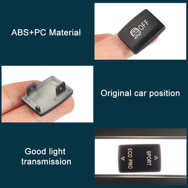 For BMW 3 Series Left Driving Car Central Control Multi-function Radar Button 6131 9252 912(Black)