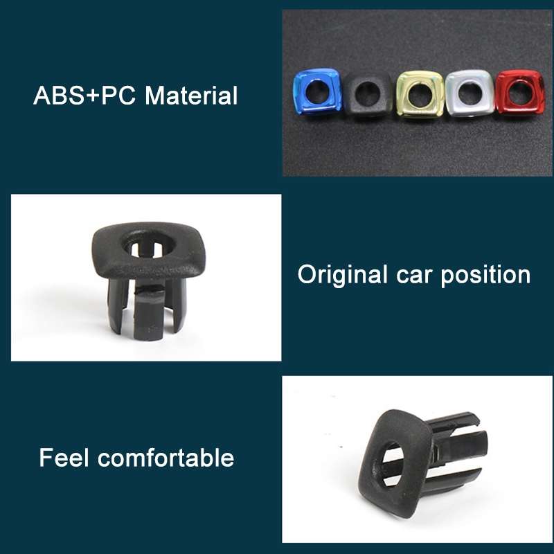 For BMW 5 Series 2011-2017 4 in 1 Car Interior Door Window Trim Panel Locking Knob Button Cover 5142