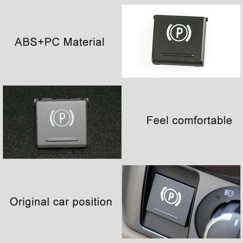 For BMW 7 Series Auto Parking Switch Cover Handbrake P Key Button 6131 6949 933-1