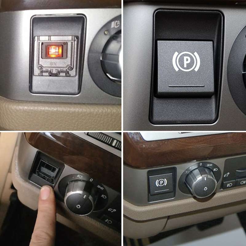 For BMW 7 Series Auto Parking Switch Cover Handbrake P Key Button 6131 6949 933-1