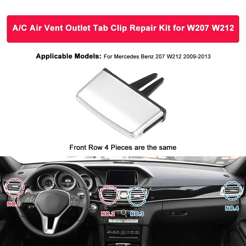 For Mercedes-Benz W212 2009-2013 Car Air Conditioning Exhaust Switch Paddle Air Conditioning Leaf Cl