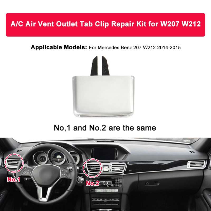 For Mercedes-Benz W212 2014-2015 Car Left Tail Plug Air Conditioning Exhaust Switch Paddle Air Condi