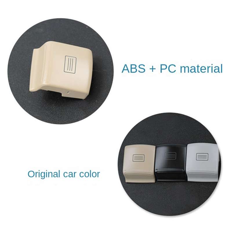 For Mercedes-Benz W221 2006-2013 Left Driving Car Sunroof Switch Button Dome Light Button(Grey)