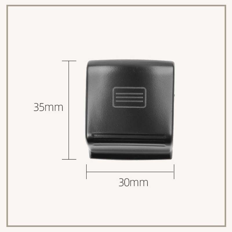 For Mercedes-Benz W221 2006-2013 Left Driving Car Sunroof Switch Button Dome Light Button(Grey)