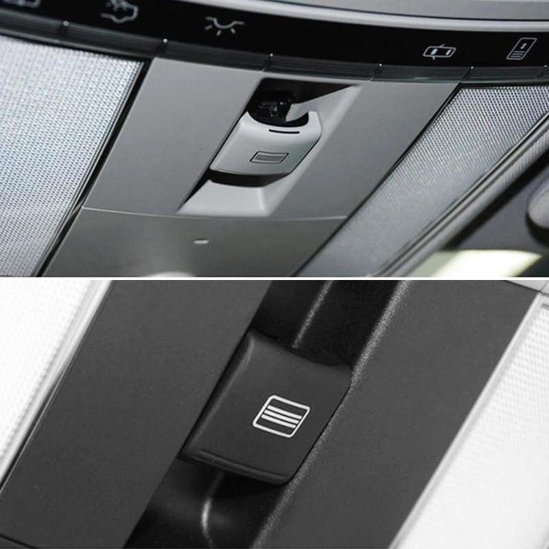 For Mercedes-Benz W221 2006-2013 Left Driving Car Sunroof Switch Button Dome Light Button(Grey)