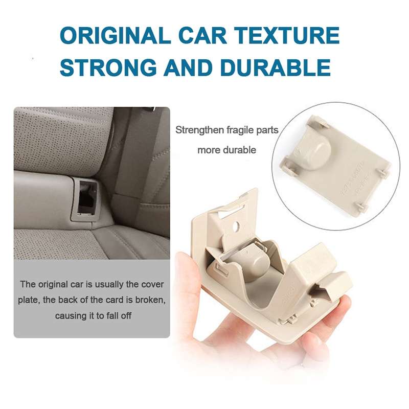 For Toyota Camry 2017- Car Rear Child ISOFIX Switch Seat Safety Cover 2059200513(Black)