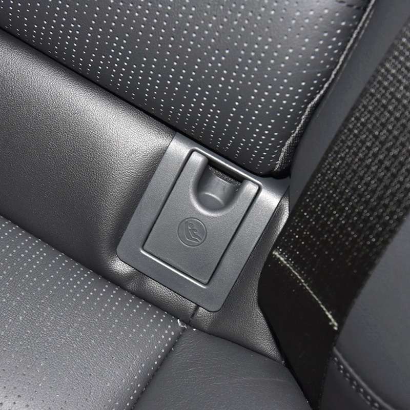 For Toyota Camry 2017- Car Rear Child ISOFIX Switch Seat Safety Cover Assembly 2059200513 (Black)
