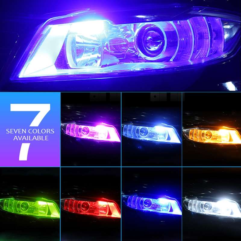 4pcs T10 DC12V / 0.84W / 0.07A / 150LM Car Clearance Light 5LEDs SMD-3030 Lamp Beads with lens (Ice