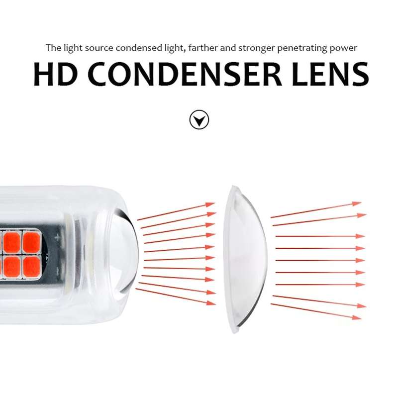 2pcs 1156 DC12V / 2.16W / 0.18A / 480LM Car LED Turn Signal Light(Red Light)