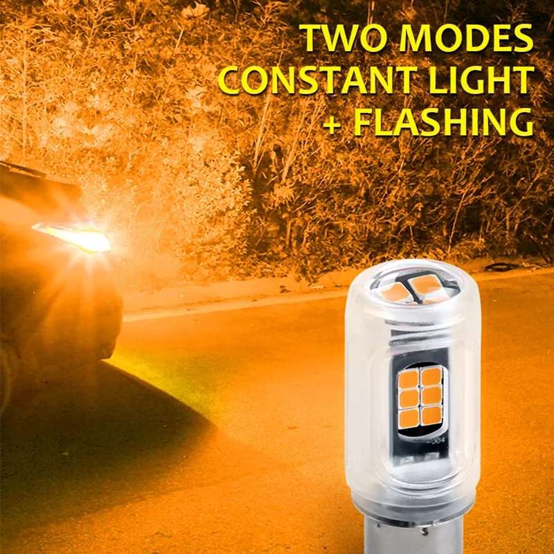 2pcs 1156 DC12V / 2.16W / 0.18A / 480LM Car LED Turn Signal Light(Red Light)